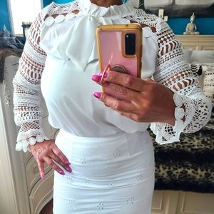 SHEIN White blouses.